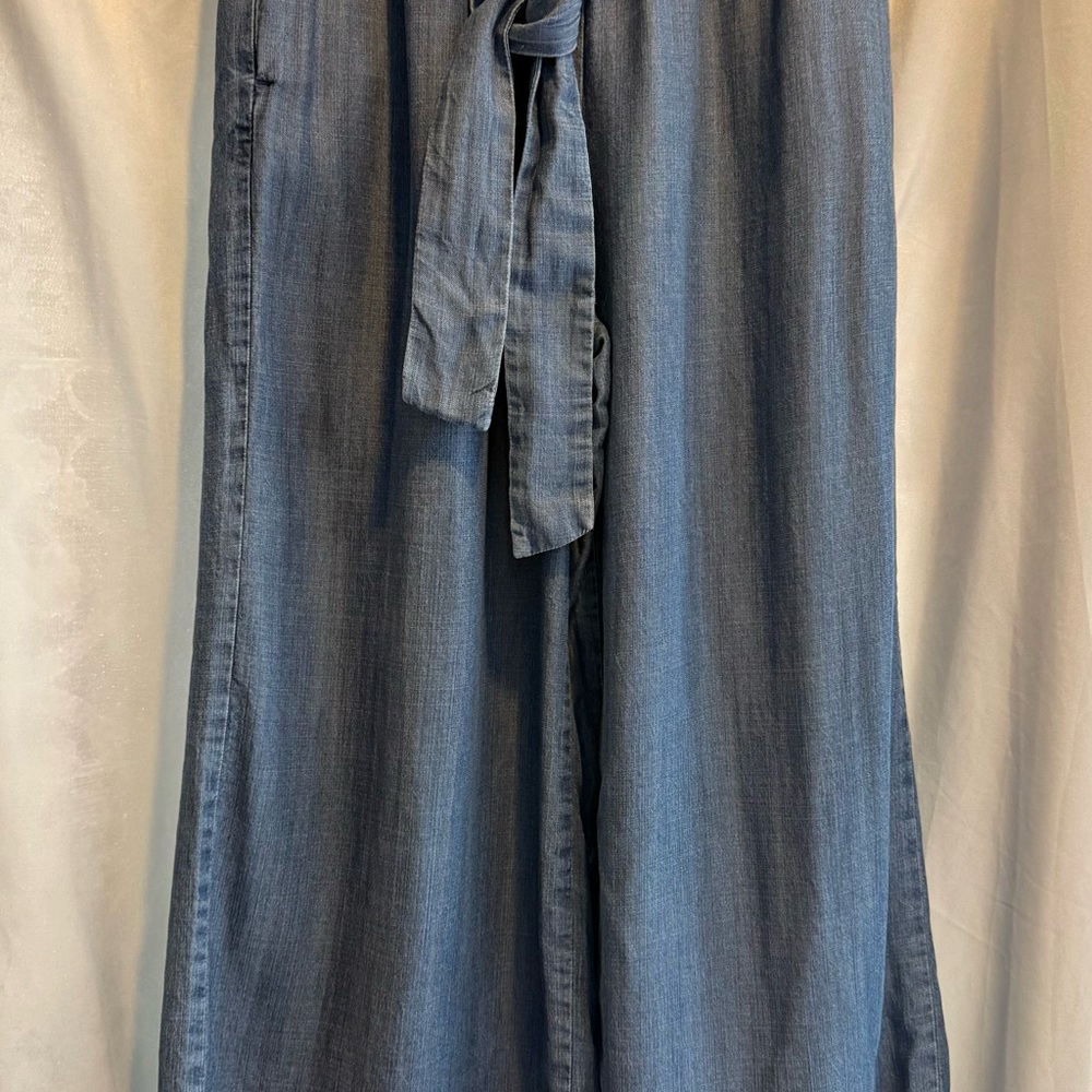 Ann Taylor Factory Women’s Wide-Leg Pants - Blue Denim Color
